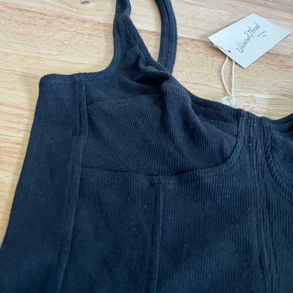 Universal Thread Women's Black Ribbed Corset Tank - Size XL - NWT - Picture 7 of 8